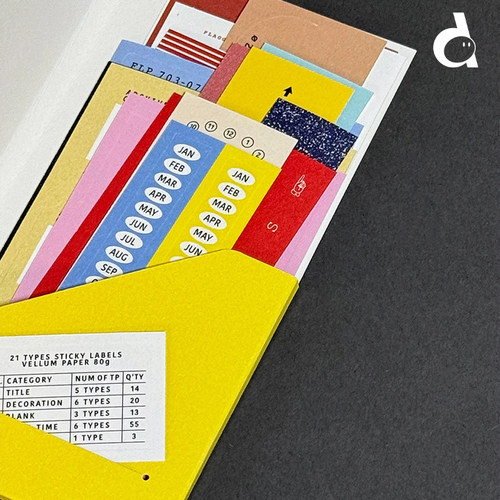 进口标签纸flaggins风贴纸