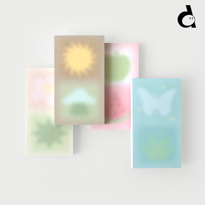 韩国oab手帐拼贴素材无粘性便签