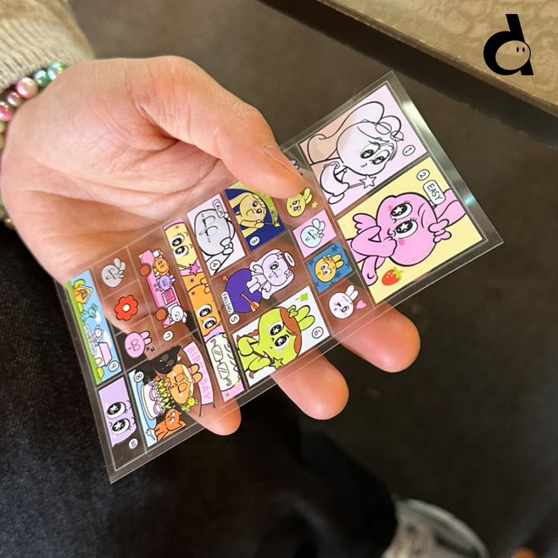 韩国可爱多巴胺手帐贴纸拼贴素材