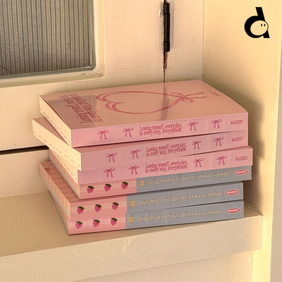 进口手帐本韩国万年历爱心手帐本