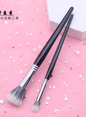 仟慕秀大小号点彩刷眼部刷遮瑕刷散粉刷腮红刷双层细光锋羊毛一支