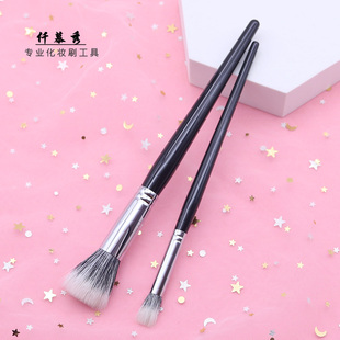 仟慕秀大小号点彩刷眼部刷遮瑕刷散粉刷腮红刷双层细光锋羊毛一支