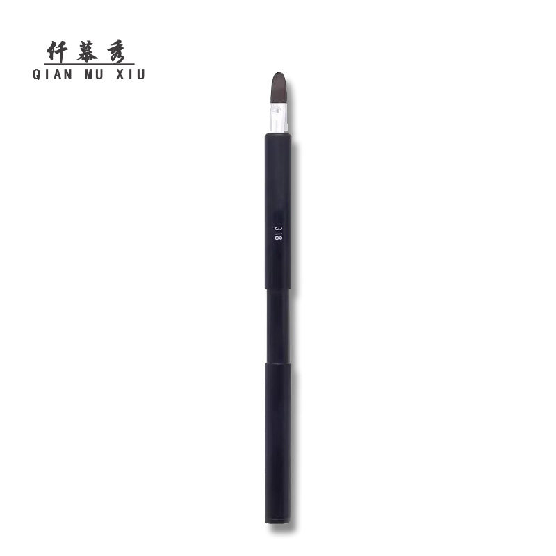 M家318伸缩唇刷口红刷唇釉刷唇膏刷唇彩刷遮瑕刷金属化妆刷便携式