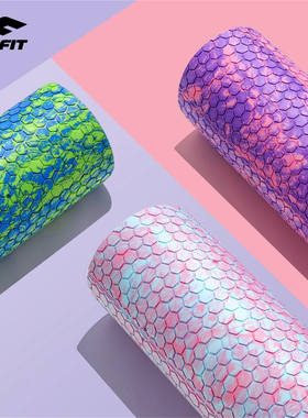 JOINFIT大浮点泡沫轴 捷英飞迷彩实心肌肉放松瑜伽轴健身 JF179A