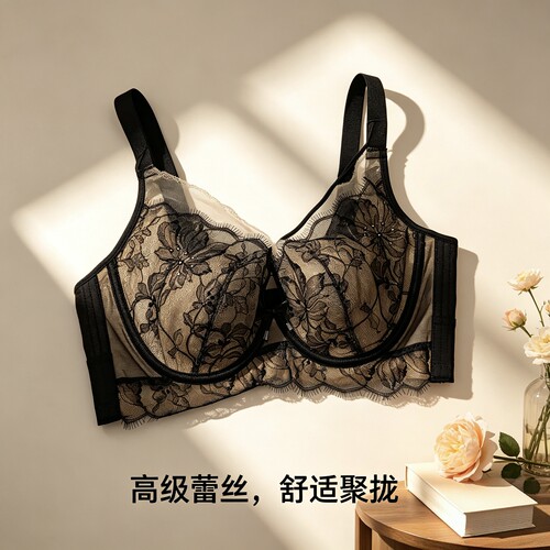 聚拢记忆钢圈亲肤绵C杯文胸