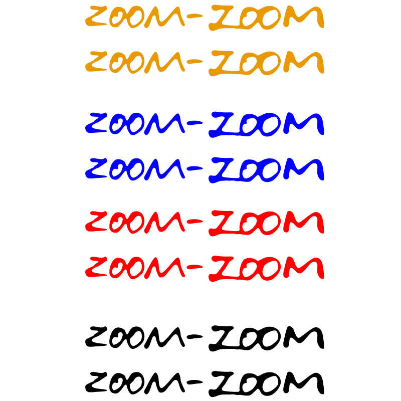 酷域馬自達(dá)3星騁馬自達(dá)6車貼字母貼zoom改裝貼反光貼創(chuàng)意汽車貼紙