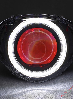 适用于三阳 XS150T-16A 飞度6 小提琴 大灯总成 改装 LED双光透镜