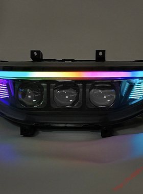 适用9号九号M/N/F机械师系列大灯总成改装矩阵LED双光透镜恶魔眼