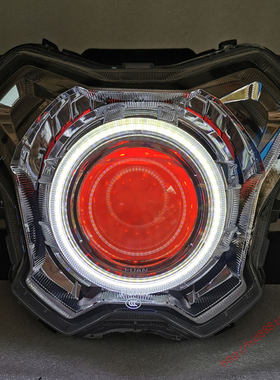 适用雅马哈福颖双光透镜大灯总成