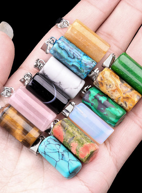 20mm圆柱吊坠DIY耳环项链