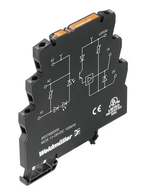 魏德米勒超薄固态继电器MOS 12-28VDC 100kHz 8937990000