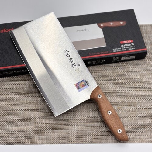 八方客港式厨片刀家用酒店厨师专用切片刀切菜刀片肉刀熟食刀