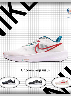 Nike/耐克 Air Zoom Pegasus 39 气垫减震 跑鞋FD4322-161
