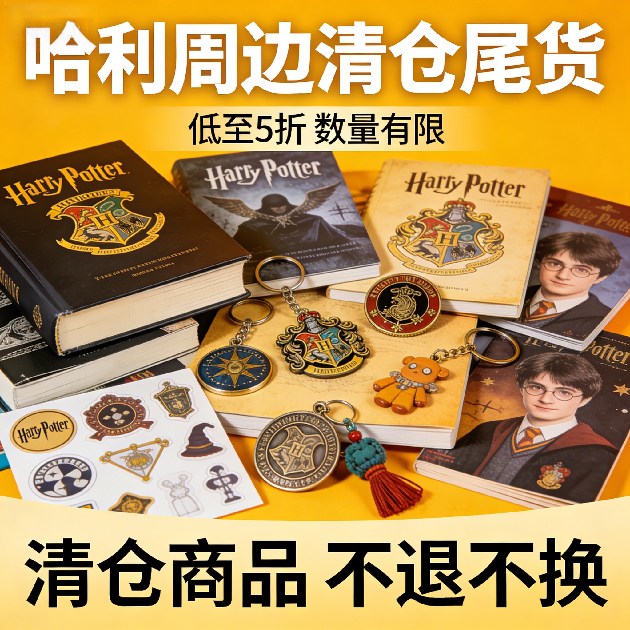 哈利波特盲盒盲袋周边清仓尾货