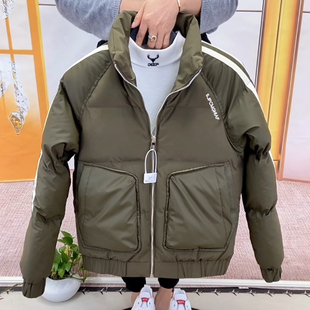 棉服外套2024新款 网红爆款 韩版 休闲痞帅轻奢男装 青年棉服 时尚 男士