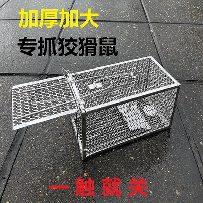 老鼠笼捕鼠器捕鼠神器捕鼠笼家用捕鼠耗子笼粘鼠板贴鼠板捕鼠夹