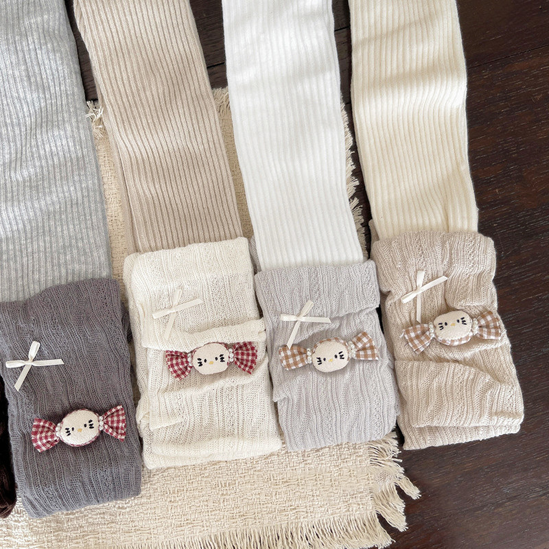 小西棉品女童九分裤春秋打底裤保暖小童长裤儿童宝宝袜套长裤保暖