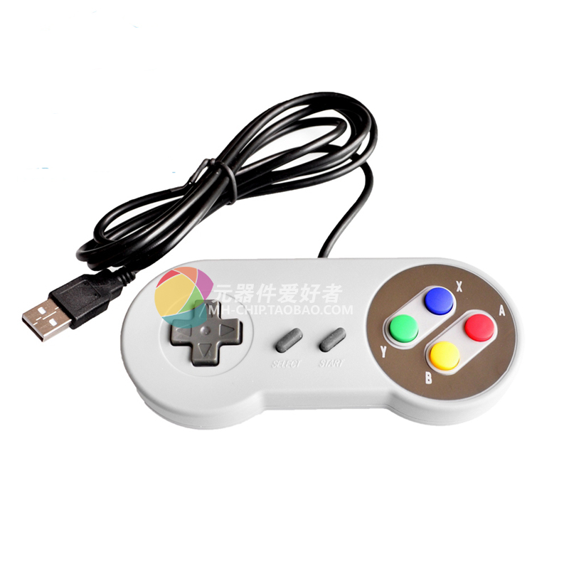 Raspberry pi 2/3 街机游戏retropi手柄USB手柄 SNES手柄