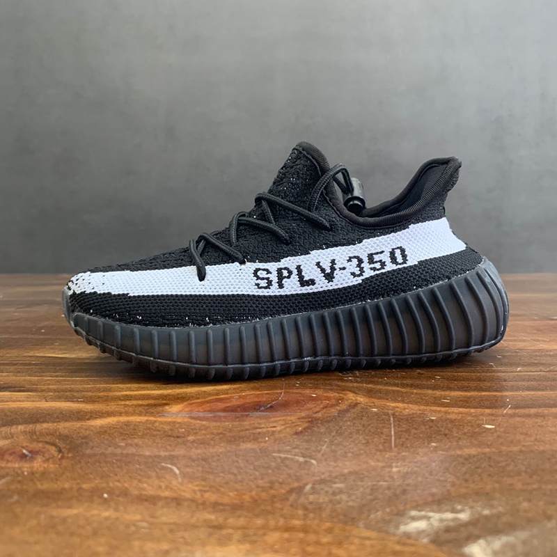 男女中大童跑步鞋爆米花350运动鞋软底针织透气休闲鞋小中童鞋子