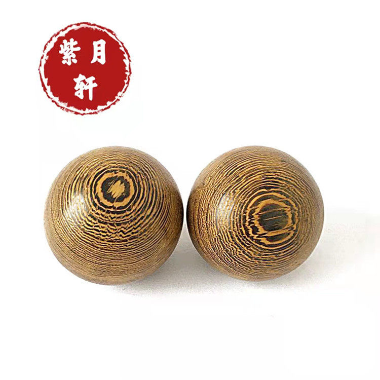 厂家鸡翅木手球红木按球保健球实木锻炼康复球手把件