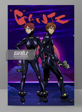 杀戮都市装饰画GANTZ动漫壁画玄野计墙画岸本惠原创高清收藏挂画