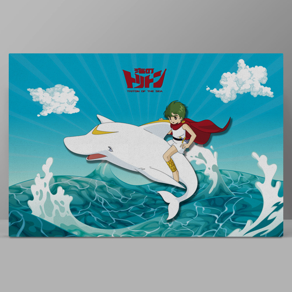 海王子umi no toriton装饰画triton of the sea小飞龙原创挂画