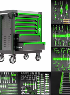滑轮厂家工具车抽屉式移动带供应工具车柜重型加厚便携式
