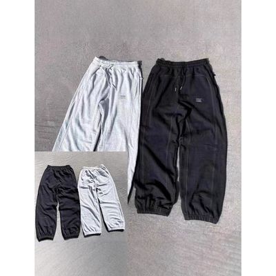 美式2025新款束脚裤男三条杠刺绣长裤百搭休闲运动裤Three slacks