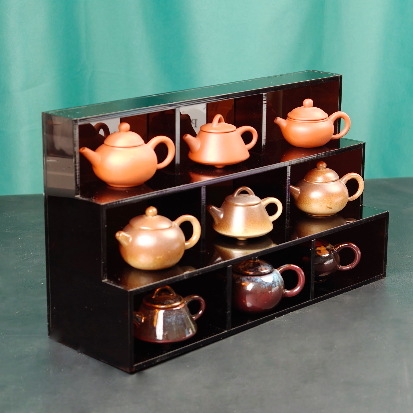 亚克力多宝阁茶具茶杯展示收纳架