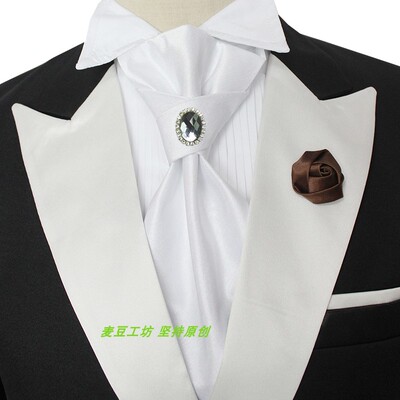 水钻烟灰香港懒人免打领带