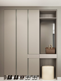 顾家全屋定制门厅入户玄关柜定制双面隔断柜玄关柜子卡塔尼亚