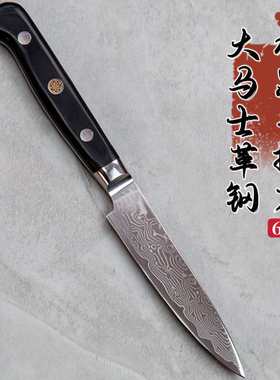 出口外贸尾单清仓67层大马士革钢VG-10家用锋利水果刀牛排刀烤肉