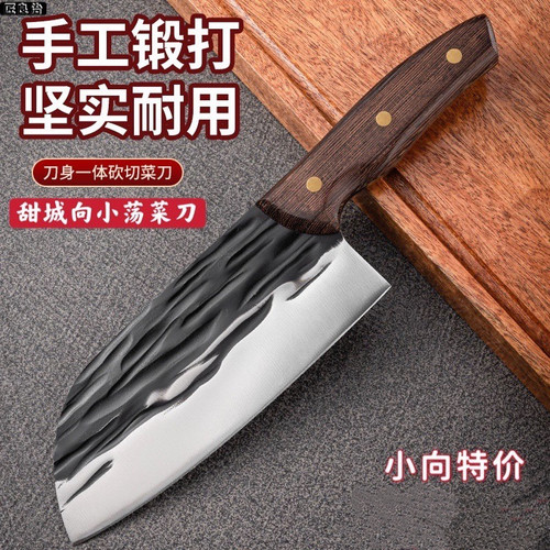 网红向菜刀手工锻打女士专用