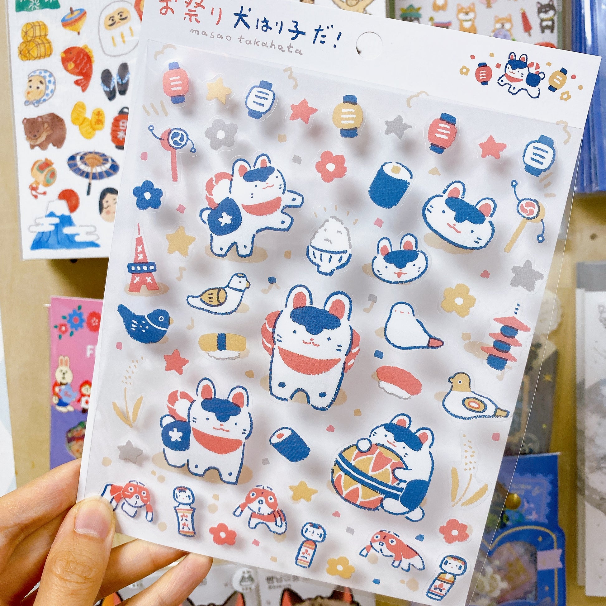 日本表现社设计师透明贴纸