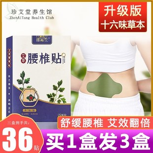 臻宛艾腰椎贴艾草贴膏专用艾灸发热贴颈椎脊椎穴位艾叶生姜热敷贴