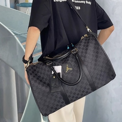 Jordan行李包棋盘格休闲