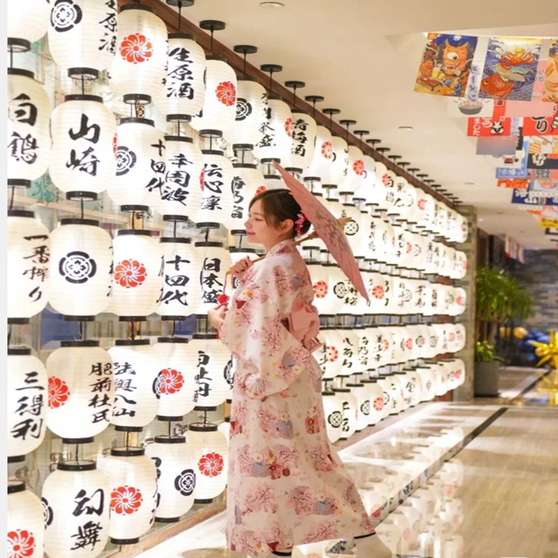 日式灯笼装饰户外居酒屋料理店餐厅装饰美食赞美词汇好吃广告定做