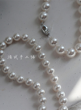 时髦珍珠项链珍珠同款女