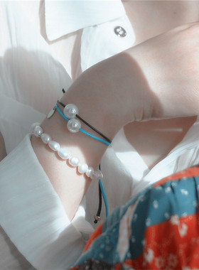 天然淡水珍珠小众手绳手链