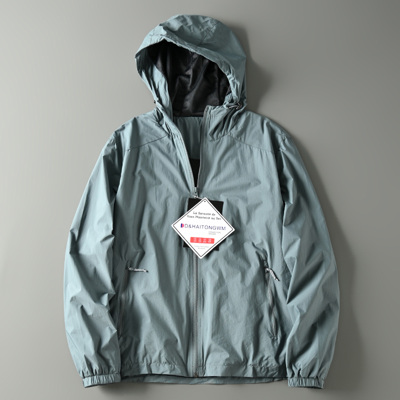 透气防水舒适冲锋衣连帽