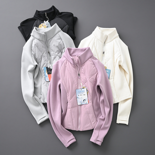 LU同款 秋冬90白鸭绒立体剪裁小蛮腰立领内搭羽绒服潮 外贸原单女装