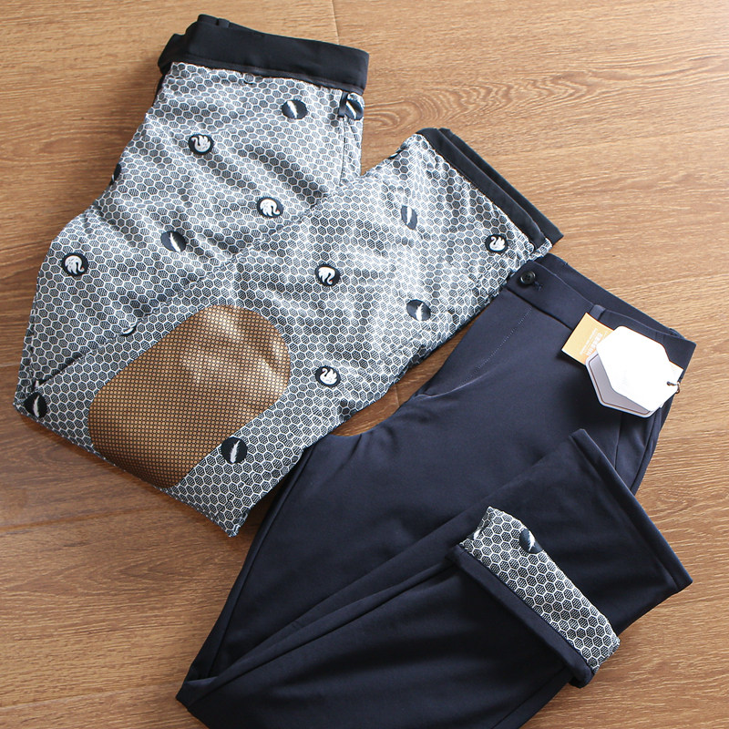 羽绒裤防风防水石墨烯护膝休闲裤