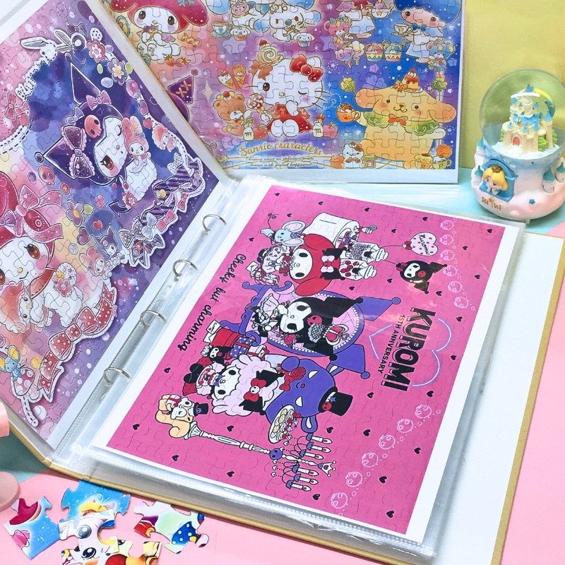 30*42和42*30通用300片活页拼图成品收纳A3超大拼图海报收集册