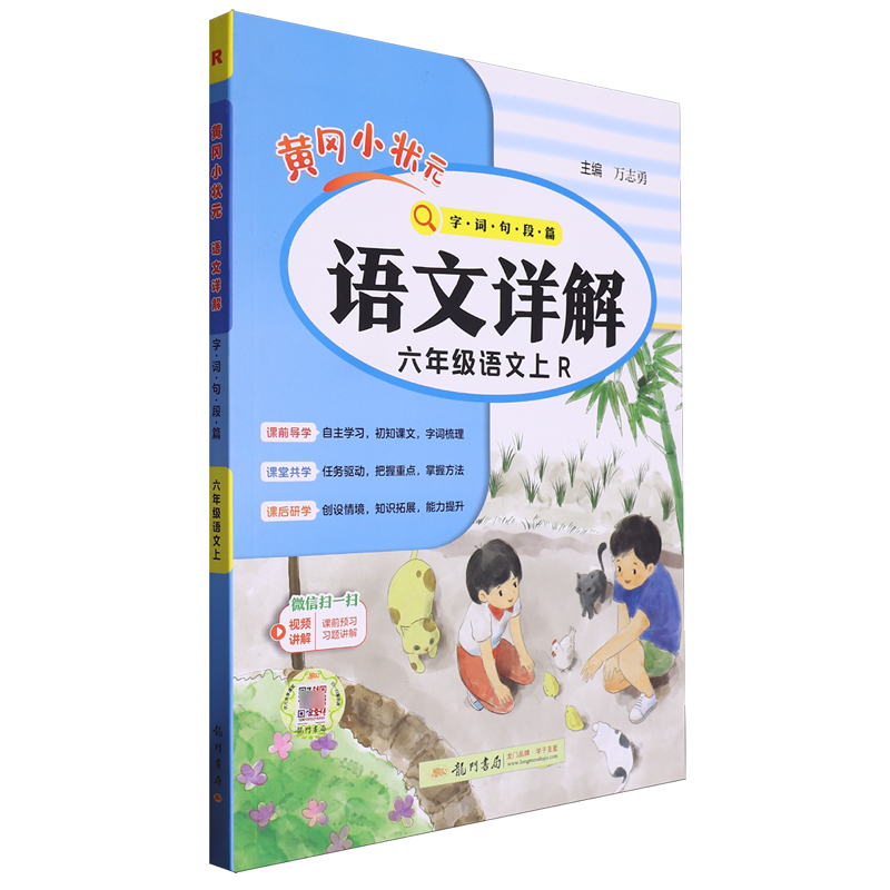 【新华正版】六年级语文(上R)/黄冈小状元语文详解字词句段篇 廖卫华 龙门书局