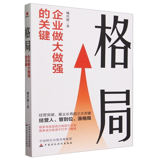 格局 书籍 企业做大做强 关键 中国财经 臧其超 新华书店正版
