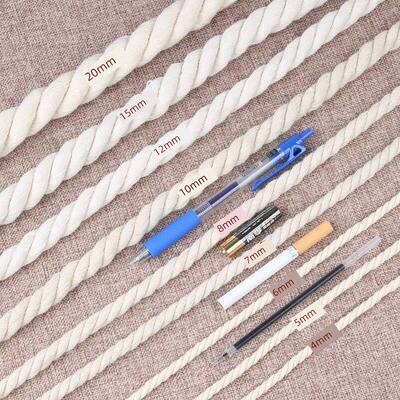 Cotton rope binding rope thick hemp rope fine hemp rope