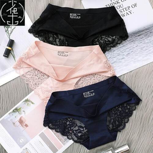 Women Sexy Lace Panties Seamless Underwear Briefs 女士内裤