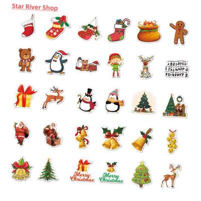 Graffiti Christmas Stickers Halloween Aesthetic Cute Window