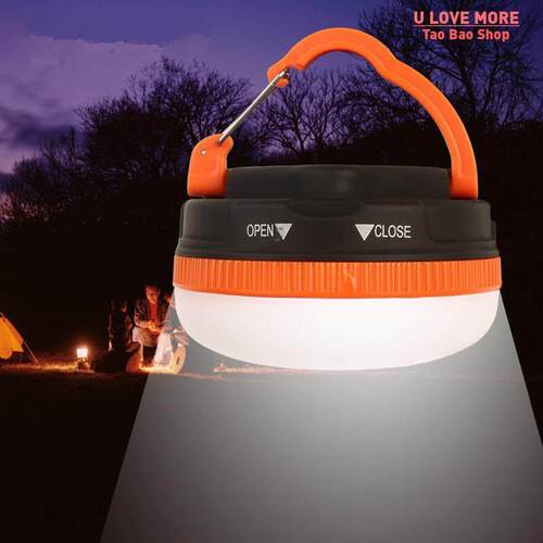 LED Lantern Portable Camping Light Outdoor Tent Light With 5