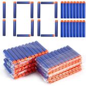 Darts For Refill Head Round Bullets Soft Nerf 100pcs 7.2cm